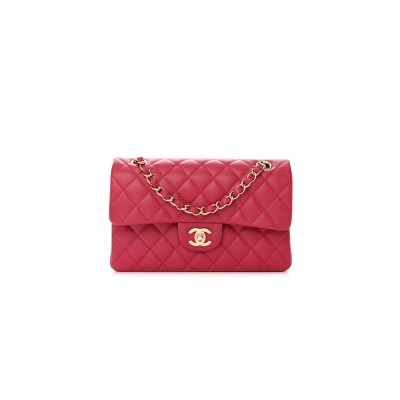 CHANEL CAVIAR QUILTED SMALL DOUBLE FLAP 1411761 (23*14.5*6cm)